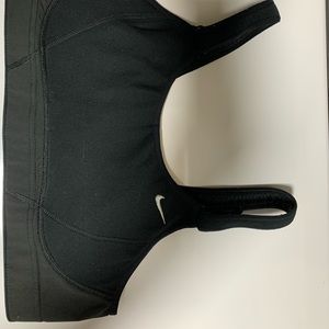 Womens Nike black adjustable sports bra